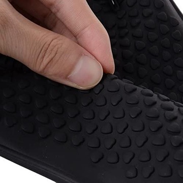 Силиконовые жаропрочные перчатки для гриля, черные