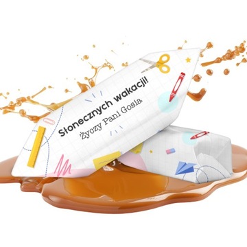 KRÓWKI NA ZAKOŃCZENIE ROKU SZKOLNEGO Personalizowane 1 KG Prezent Upominek