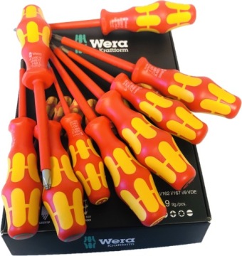 WERA Отвертки ОТВЕРТКИ изолированные 1000В VDE 9