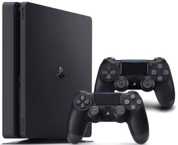 Консоль Sony PlayStation 4 PS4 Slim, 1 ТБ, 2xPad