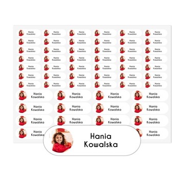 Именные наклейки на одежду с вашим изображением, термопереводки, 58 шт.