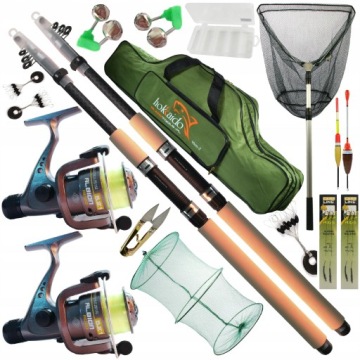НАБОР ДЛЯ РЫБАЛКИ НА ПОПЛАВКЕ УДОЧКИ HOKKAIDO 2,4 М