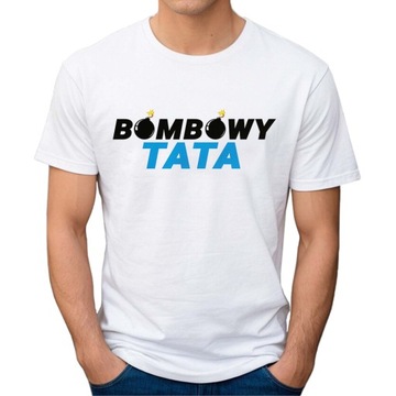 KOSZULKA NA DZIEŃ OJCA TATY MĘSKA PREZENT NA URODZINY ŚWIĘTA T-SHIRT | S