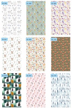 ШТОРА ДЛЯ ДЕТЕЙ 150х260см Лесные узоры