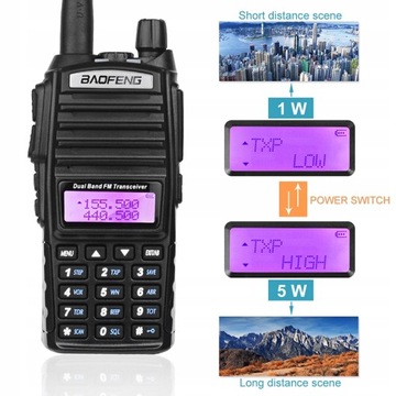 Baofeng UV-82 8W Новая полицейская спасательная служба