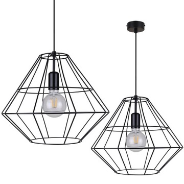 LAMPA WISZĄCA SUFITOWA ŻYRANDOL NOWOCZESNA DRUCIAK