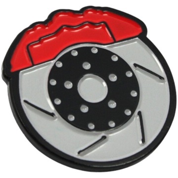 Przypinka pin pins do ubrań plecaka metalowa crocs TARCZA HAMULCOWA ZACISK