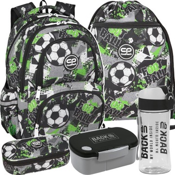 PLECAK COOLPACK KOMPLET 5w1 PIŁKA NOŻNA FOOTBALL