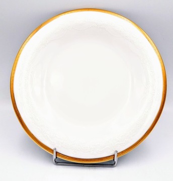 TALERZ ŚNIADANIOWY 22CM PORCELANA ANTONIO GOLD