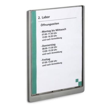 Tabliczka informacyjna Click Sign grafit Durable