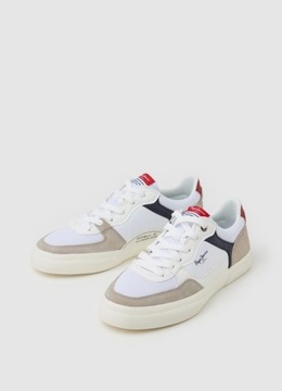 Pepe Jeans Buty Męskie Kenton Master Mesh White 42