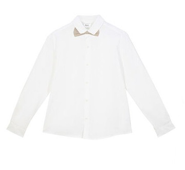 CHŁOPIĘCA REGULAR BIAŁA 164/170 1H4A04 BONPRIX KOSZULA