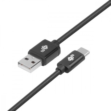 Кабель TB USB-USB C, 1,5 м, черный шнур премиум-класса
