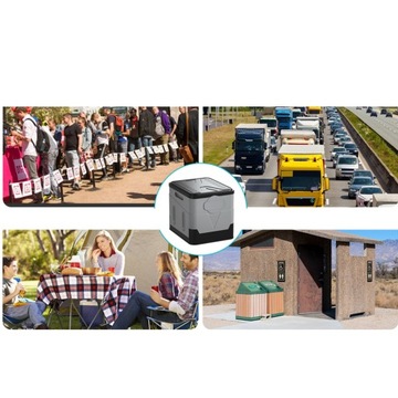 ПОРТАТИВНЫЙ ТУРИСТИЧЕСКИЙ ТУАЛЕТ, СКЛАДНОЕ ВЕДРО ДЛЯ КЕМПИНГА, 20Л