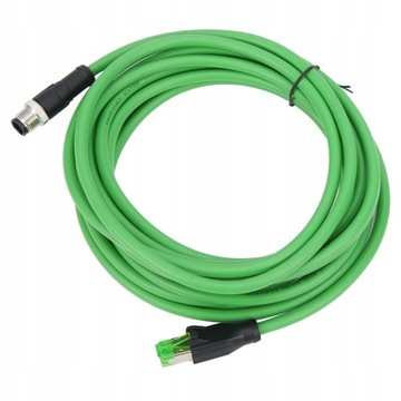 M12 do RJ45 Przemysłowy kabel Ethernet IP67