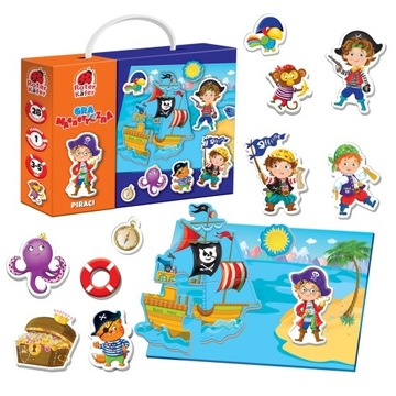 GRA MAGNETYCZNA PIRACI 3+ LOGICZNA