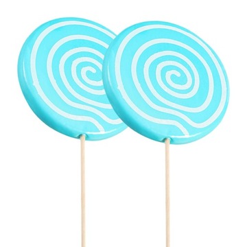 DEKORACJE ŚLUBNE LOLLIPOPS ZABAWKA 2 SZT