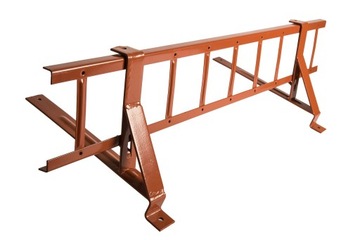 Снегозаборник 15 x 200 см, листовой металл BD350/35, 3 ручки