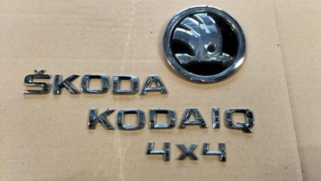 ORIGINÁLNÍ ZNAKY NÁPIS ZNAK KRYT SKODA KODIAK 4X4 KOMPLET