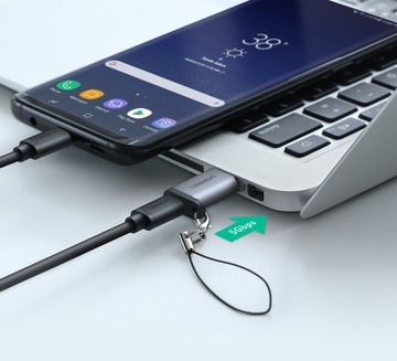 АДАПТЕР-ХАБ UGREEN USB 3.0 К USB-C 3.1 QC 3.0 3A 5 ГБ/с