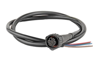 Wtyczka lampy 7-pinowa AMP MAN RENAULT MERCEDES prosta z przewodem 1m