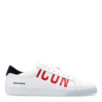 Dsquared2 Białe sneakersy męskie ICON CASSETTA 41