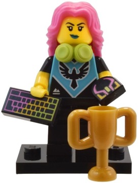 LEGO 71045 25 seria MINIFIGURES GRACZKA E-SPORT ZAWODNICZKA GRACZ