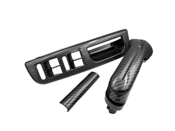 Комплект карбоновых ручек на обшивке двери VOLKSWAGEN Golf IV 1997-2006 гг.