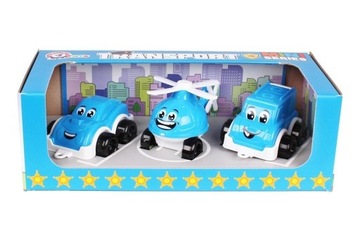 ZESTAW MINI POJAZDÓW, TECHNOK