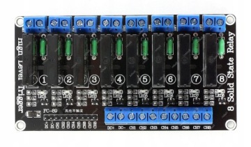 Твердотельное реле SSR для arduino 8 каналов