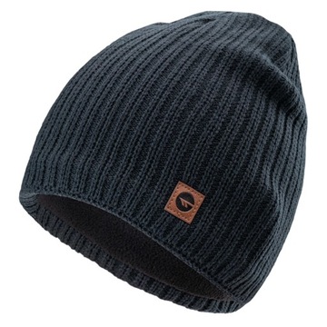 CZAPKA MĘSKA HI-TEC SKIEN GRANATOWA ZIMOWA CIEPŁA CASUAL AKRYL BEANIE