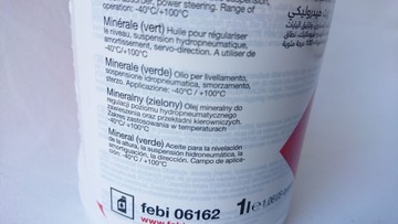 PŁYN DO WSPOMAGANIA MINERALNY ZIELONY FEBI 1L