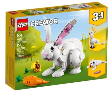 LEGO CREATOR 31133 BIAŁY KRÓLIK, LEGO