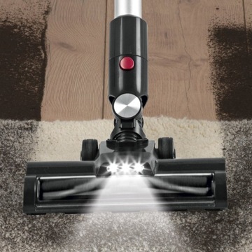 МОЩНЫЙ БЕСПРОВОДНОЙ ПЫЛЕСОС 2-В-1 С ТУРБОЩЕТКОЙ И СВЕТОДИОДНОЙ ПОДСВЕТКОЙ