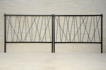 PŁOTEK OGRODOWY METALOWY 100 x 80 cm do ogrodu