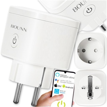 Inteligentne gniazdo SMART WTYCZKA watomierz gniazdko WiFi PROGRAMATOR