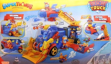 SUPER THINGS ZINGS 10 СПАСАТЕЛЬНЫЙ ГРУЗОВИК БОЛЬШОЙ ГРУЗОВИК