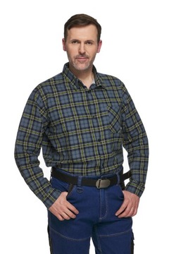 Защитная рабочая рубашка из хлопковой фланели, 170 г/м2. СИВА размер S