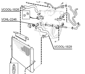 Нижний резиновый шланг VOLVO 850 S70 V70 дизельные двигатели D5252T -2000 9161827