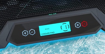 ОХЛАЖДАЮЩАЯ ПОДСТАВКА ДЛЯ НОУТБУКА 6 ВЕНТИЛЯТОРОВ RGB