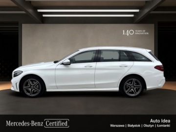Mercedes Klasa C W205 Kabriolet Facelifting 1.5 200 184KM 2019 Mercedes-Benz C 200 Salon Polska, AMG Line 4x4, LE, zdjęcie 1