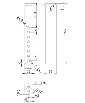 ИНСТРУМЕНТАЛЬНЫЙ ЯЩИК 500 41,5л + КРЕПЛЕНИЕ НА АВТОБУС TIR