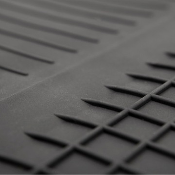 Резиновые автомобильные коврики + коврик для багажника - Практический набор впадов