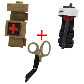 VULPO Tactical Military First Aid Kit Tourniquet Scissors Molle Tourniquet
