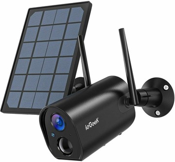 Kamera Zewnętrzna Solarna WiFi Kamery 15000mAh AKU