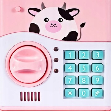 СЕЙФ-КОПИЛКА АТМ ДЛЯ МОНЕТ БАНКНОТЫ ЭЛЕКТРОННЫЙ PIN-ЗАМОК