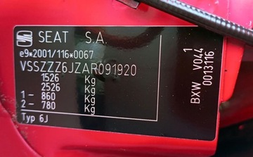 Seat Ibiza IV Hatchback 5d 1.4 MPI 85KM 2010 Seat Ibiza 1.4 16V 86KM, Klima, ALU, Zarejestrowana w Polsce, VAT-marza, zdjęcie 37