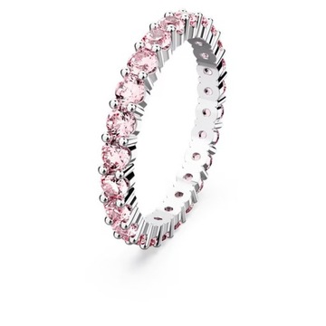 SWAROVSKI - Pierścionek Matrix Pink RHS r. 58