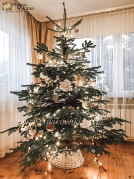 ПЛЕТЕНЫЙ ПОКРЫТИЕ НА ПОДСТАВКУ ДЛЯ ЕЛКИ, 45 СМ, БЕЛЕННЫЙ