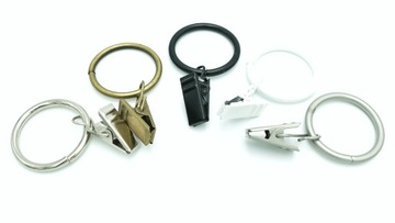 Кольцо с лягушкой - карниз диаметром 27 мм - 10 шт - Сатин.